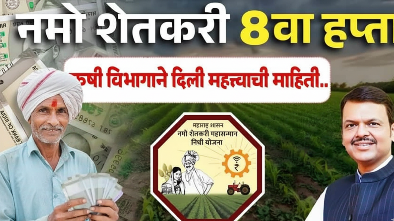 Namo Shetkari Yojana 8 hapta Update