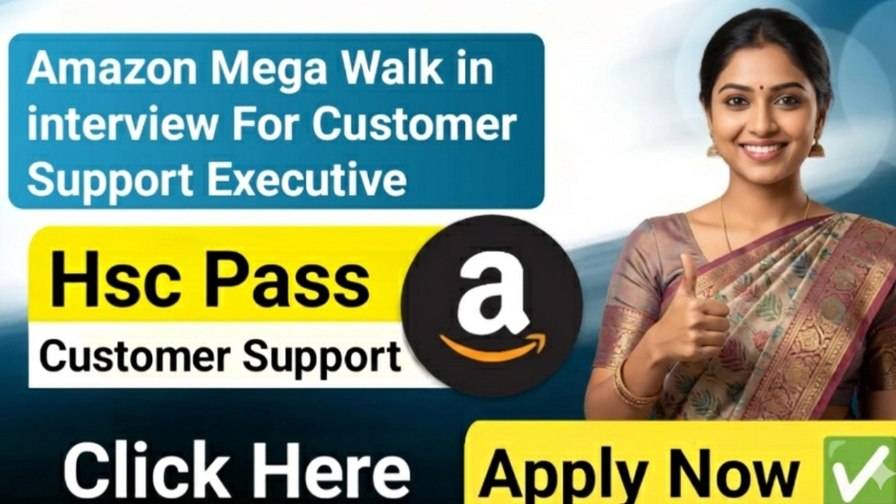 Amazon Pune Walk In interview 2025 | Amazon is Hiring for Customer Support Executive | Jobs in Pune